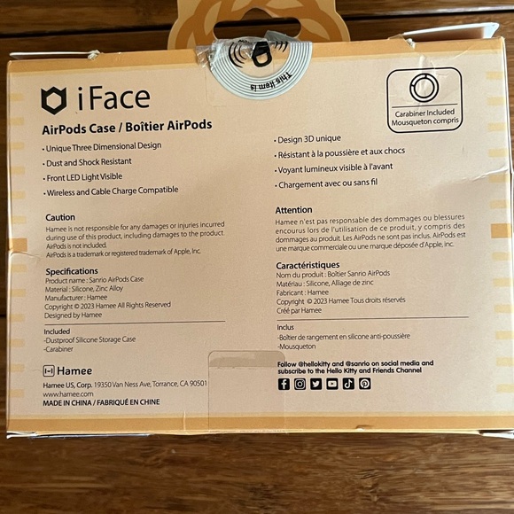 Hello Kitty and Friends My Melody AirPods Pro 2 Case NIB NWT NEW - Picture 4 of 5